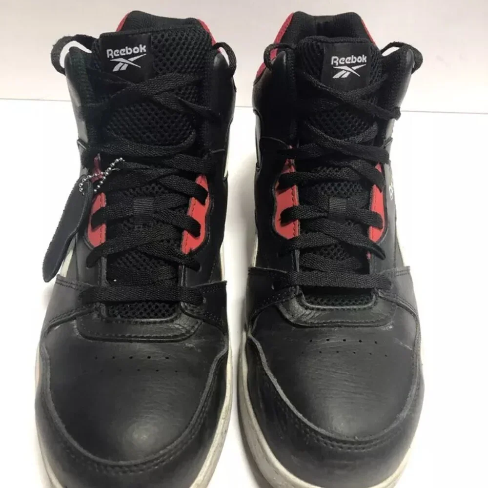 Reebok Men’s RB4132, Black Work Sneakers, Size 11Wide
